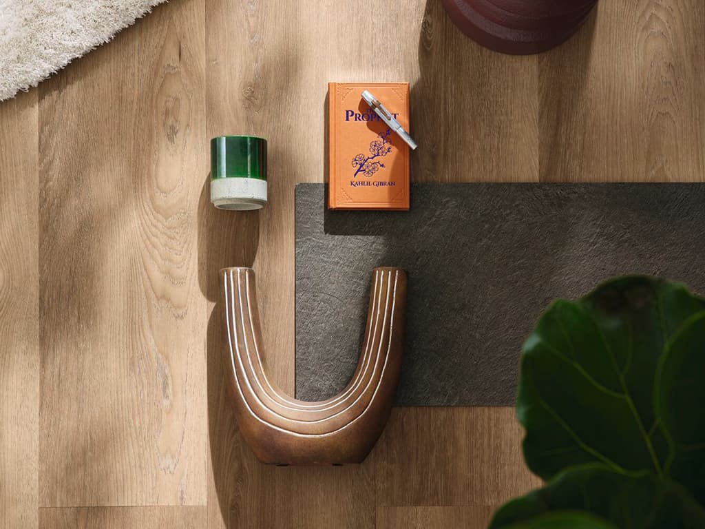 Vinylboden mit Holzoptik im Wohnzimmer