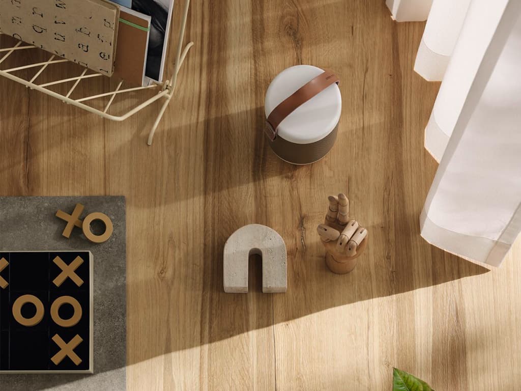 Vinylboden mit Holzoptik im Wohnzimmer