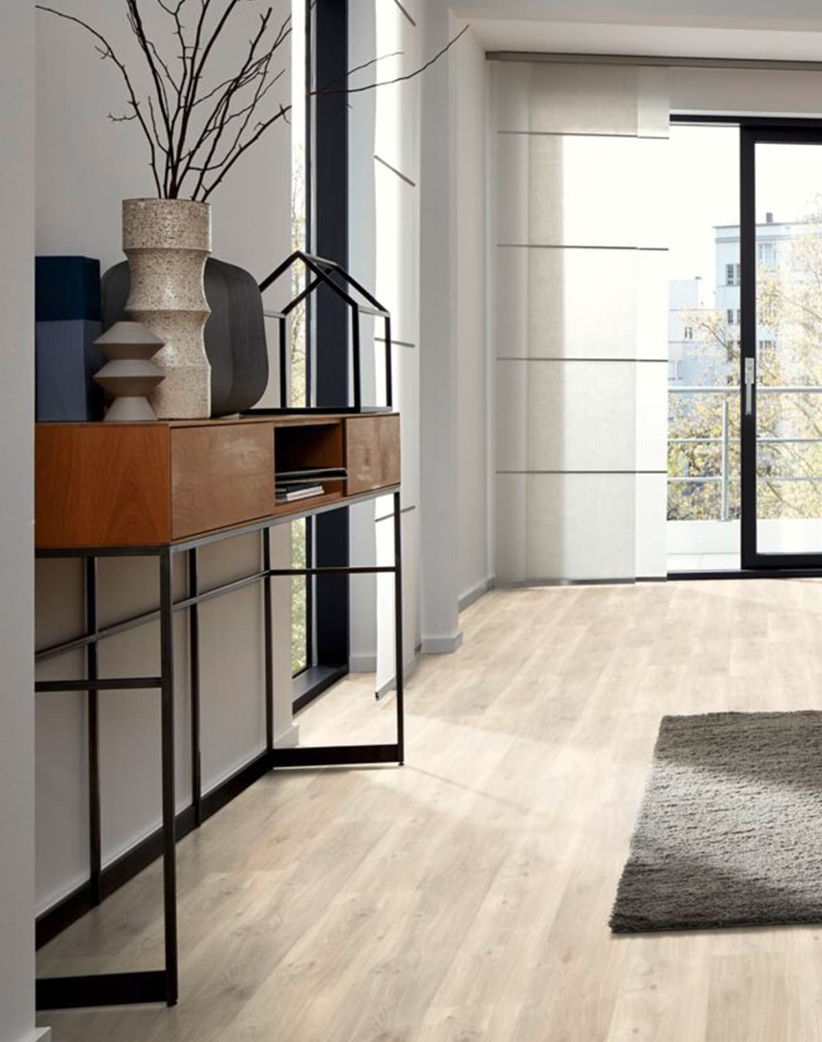 Vinylboden mit Holzoptik im Wohnzimmer
