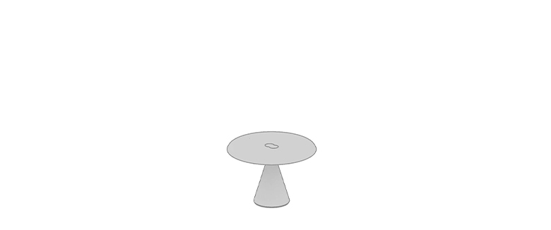 3D-Grafik Beistelltisch