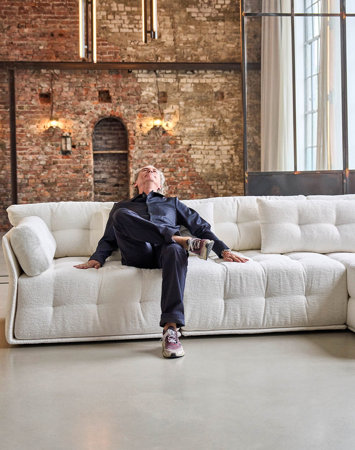Weißes Sofa 