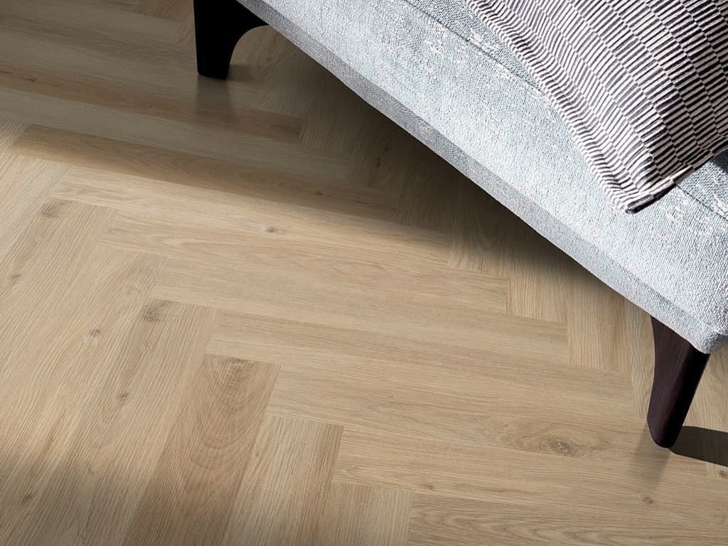 Vinylboden mit Holzoptik im Wohnzimmer