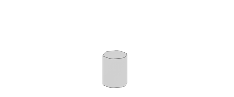 Beistelltisch 3D-Grafik