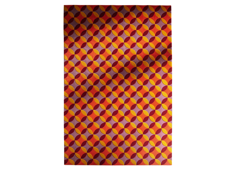 Teppich mit Kreismuster
