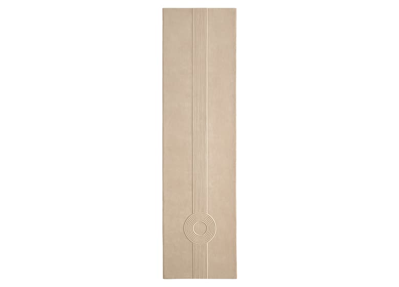 Teppich Runner Design in beige