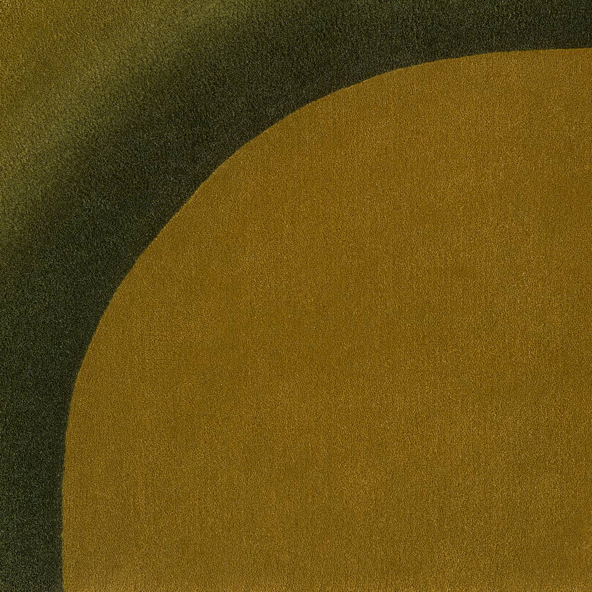 Goldfarbiger Teppich Detailfoto
