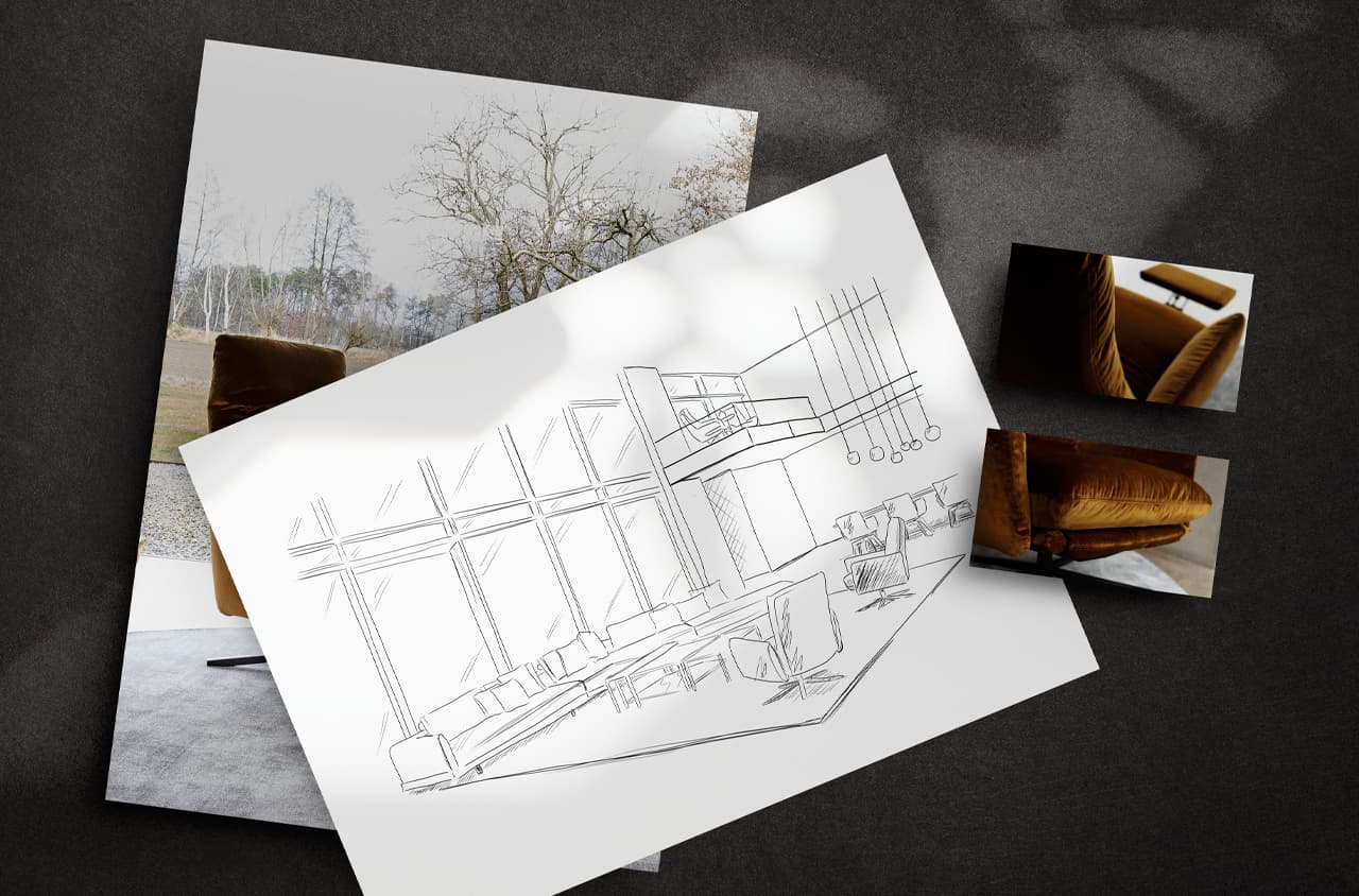 Mockup Zeichnung 