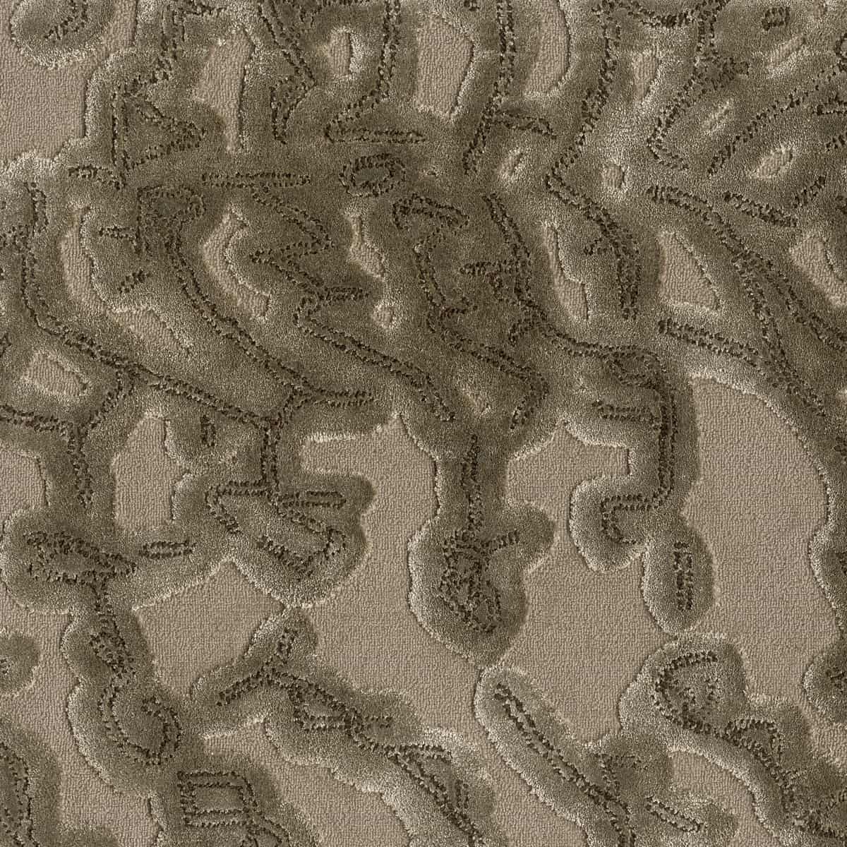 Bräunlicher Teppich Detailbild