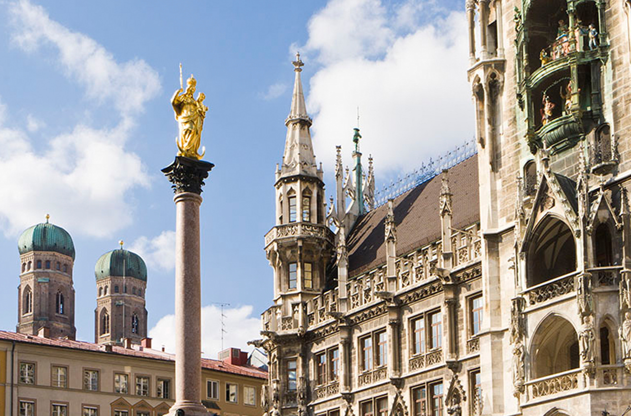 Gebäude in der Innenstadt von München