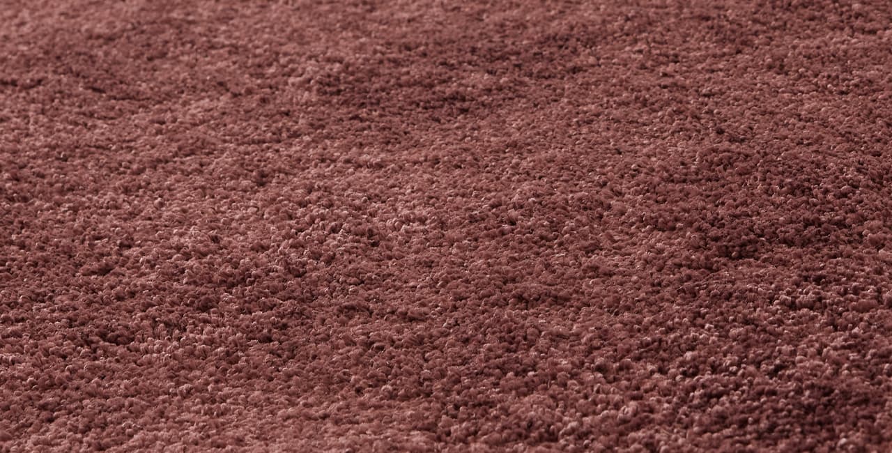 Burgunder Farbiger Teppich Detailbild