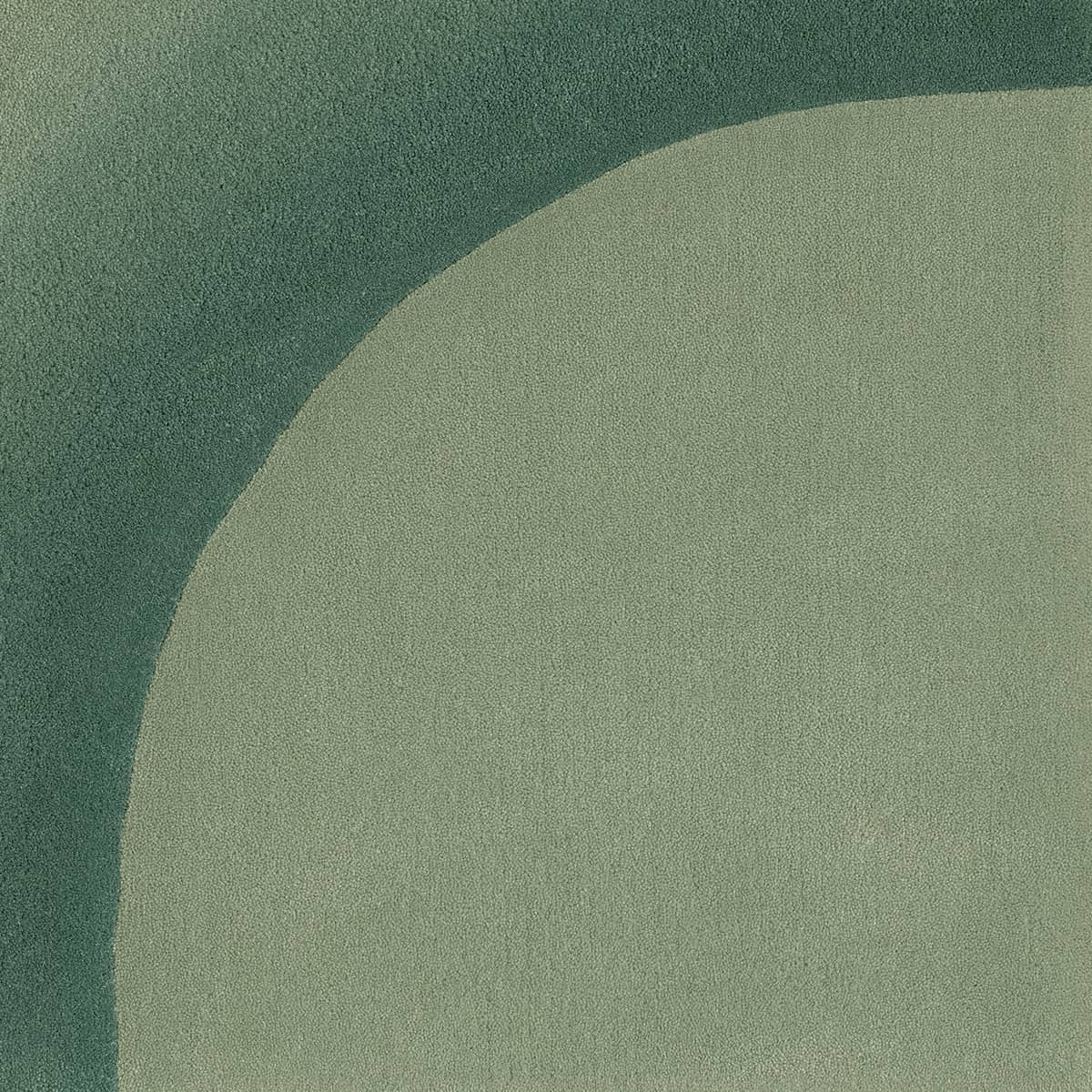 Teppich in grün Detailbild