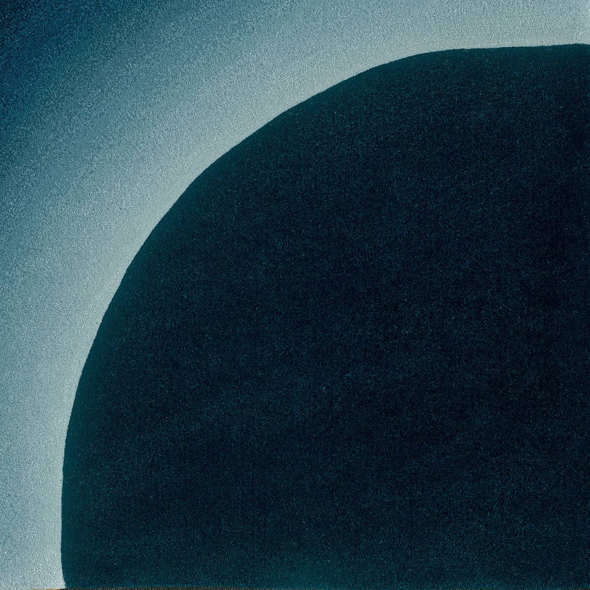 Blauer Teppich Detailbild