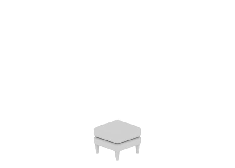 Hocker Conte Freisteller, 3d Abbildung