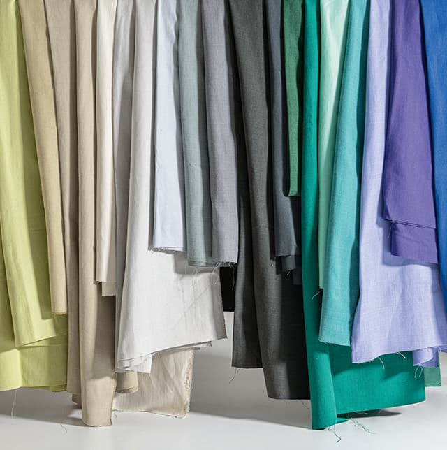 Bezugsstoffe in verschienden Farben