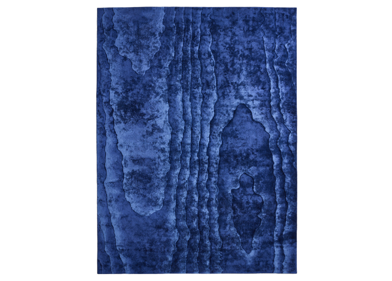 Teppichdesign in blau
